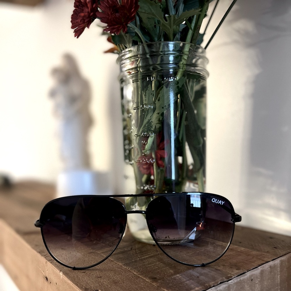 Quay Desi High Key Black Sunglasses
